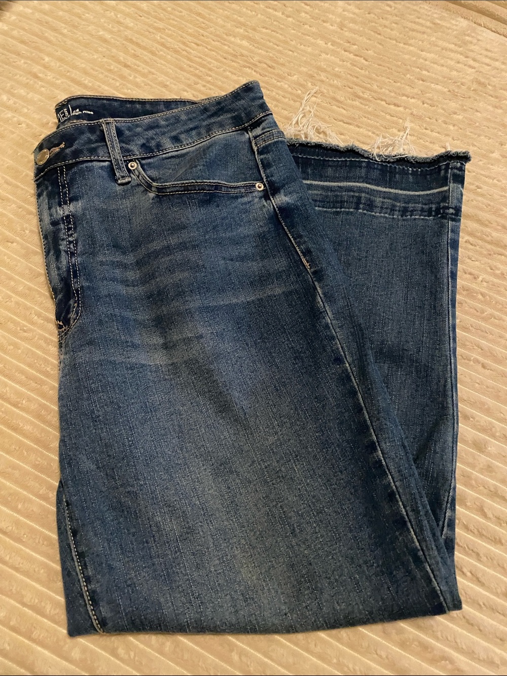 High Rise Crop Jeans